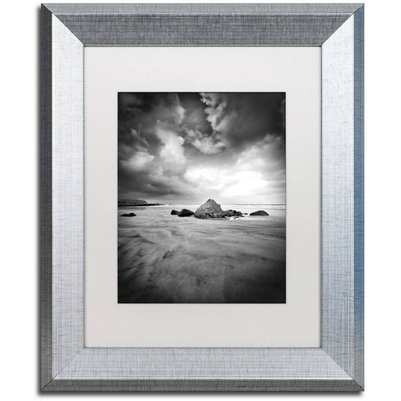 Trademark Fine Art "World in Change" Canvas Art by Philippe Sainte-Laudy, White Matte, Silver Frame