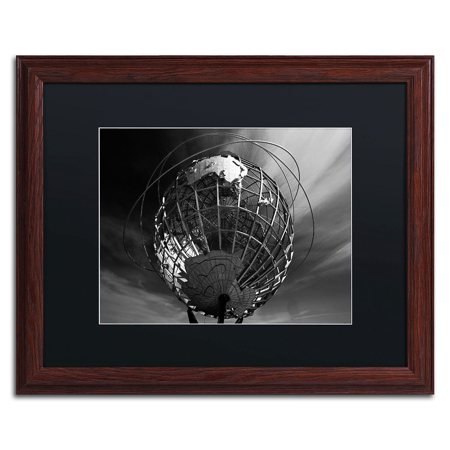 Trademark Fine Art "World's Fair" Canvas Art by Yale Gurney, Black Matte, Wood Frame