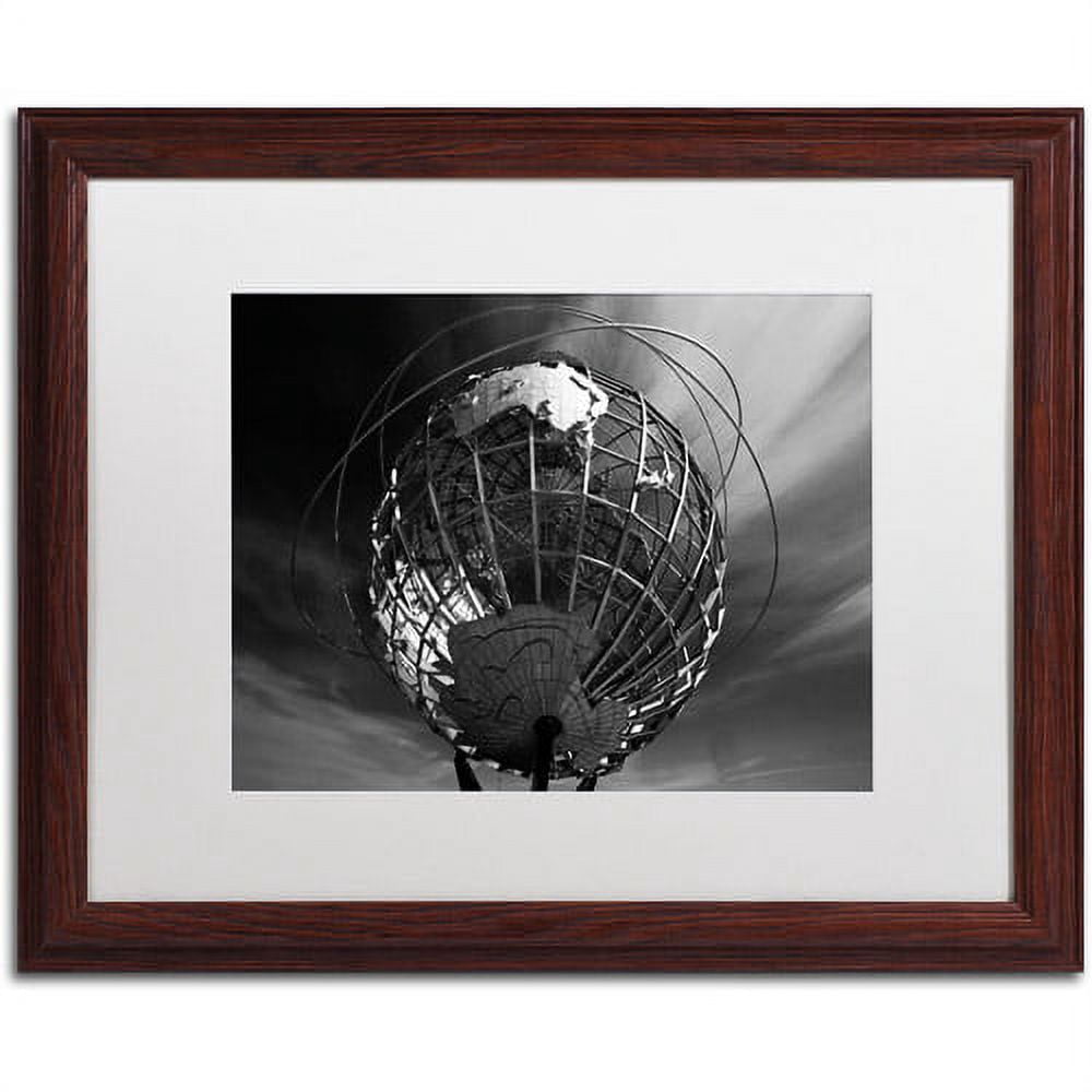 Trademark Fine Art "World's Fair" Canvas Art by Yale Gurney, White Matte, Wood Frame