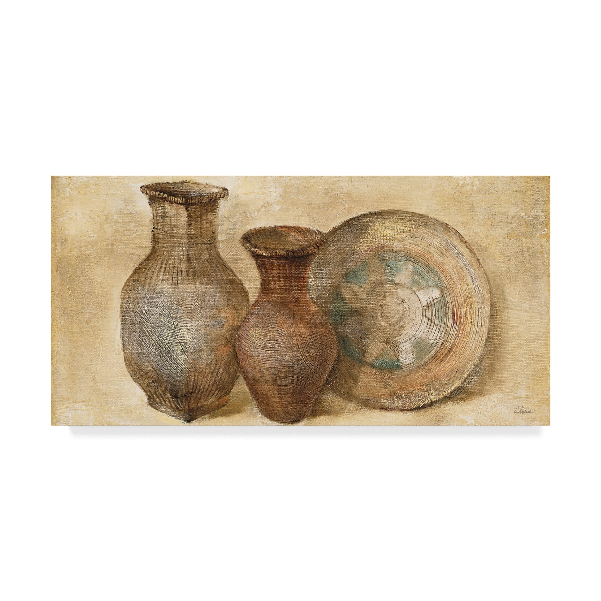 Albena Hristova 'Woven Vessels Ii Crop' Canvas Art