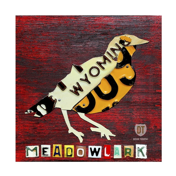 Trademark Fine Art 'Wyoming Meadowlark' Canvas Art by Design Turnpike