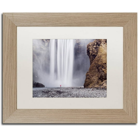 Trademark Fine Art "X Marks the Spot" Canvas Art by Michael Blanchette Photography White Matte, Birch Frame
