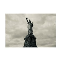 Trademark Fine Art Xiaoyang Liu  GOD BLESS AMERICA Canvas Wall Art