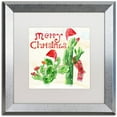 thumbnail image 1 of Trademark Fine Art "Xmas Cactus" Canvas Art by Lisa Powell Braun, White Matte, Silver Frame, 1 of 4