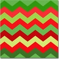 thumbnail image 1 of Trademark Fine Art "Xmas Chevron" Canvas Art by Color Bakery, 1 of 1