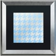 thumbnail image 1 of Trademark Fine Art "Xmas Houndstooth 3" Canvas Art by Color Bakery, Black Matte, Silver Frame, 1 of 1
