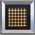 thumbnail image 1 of Trademark Fine Art "Xmas Houndstooth 5" Canvas Art by Color Bakery, Black Matte, Silver Frame, 1 of 1