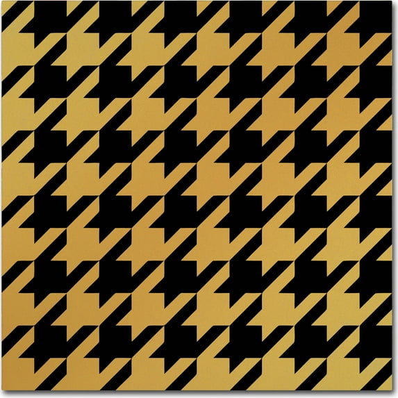 Trademark Fine Art "Xmas Houndstooth 5" Canvas Art by Color Bakery