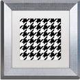 thumbnail image 1 of Trademark Fine Art "Xmas Houndstooth 6" Canvas Art by Color Bakery, White Matte, Silver Frame, 1 of 4