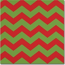 Trademark Fine Art "Xmas chevron 9" Canvas Art by Color Bakery
