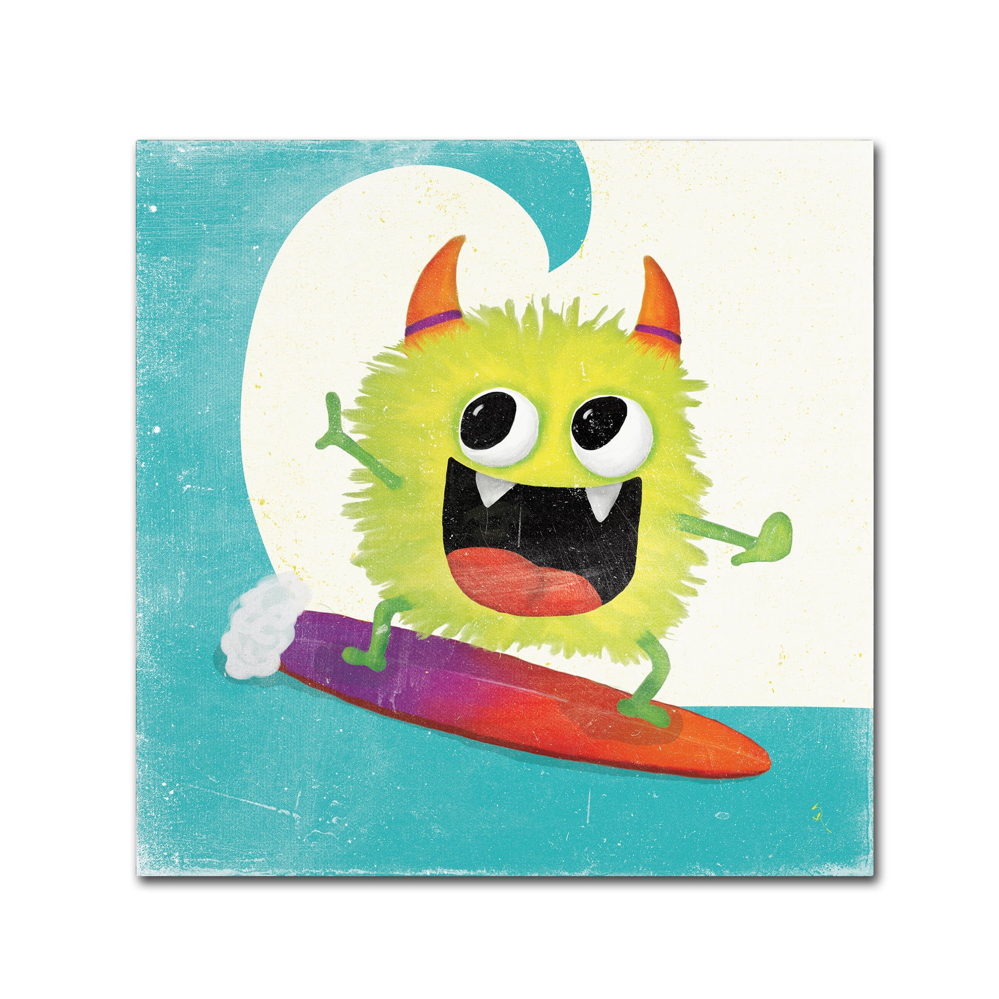 Trademark Fine Art 'Xtreme Monsters III' Canvas Art by Sarah Adams