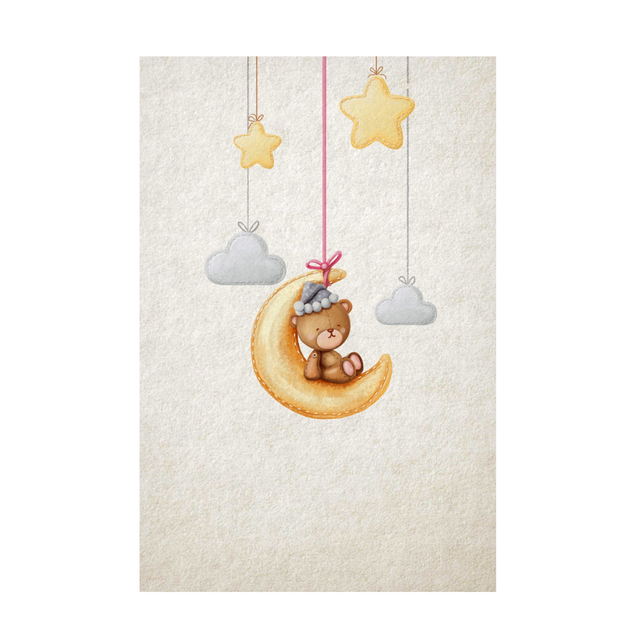Trademark Fine Art Xuan Thai Dreamy Teddy Canvas Wall Art