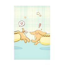 Trademark Fine Art Xuan Thai Lovely Dachshund Dog Canvas Wall Art