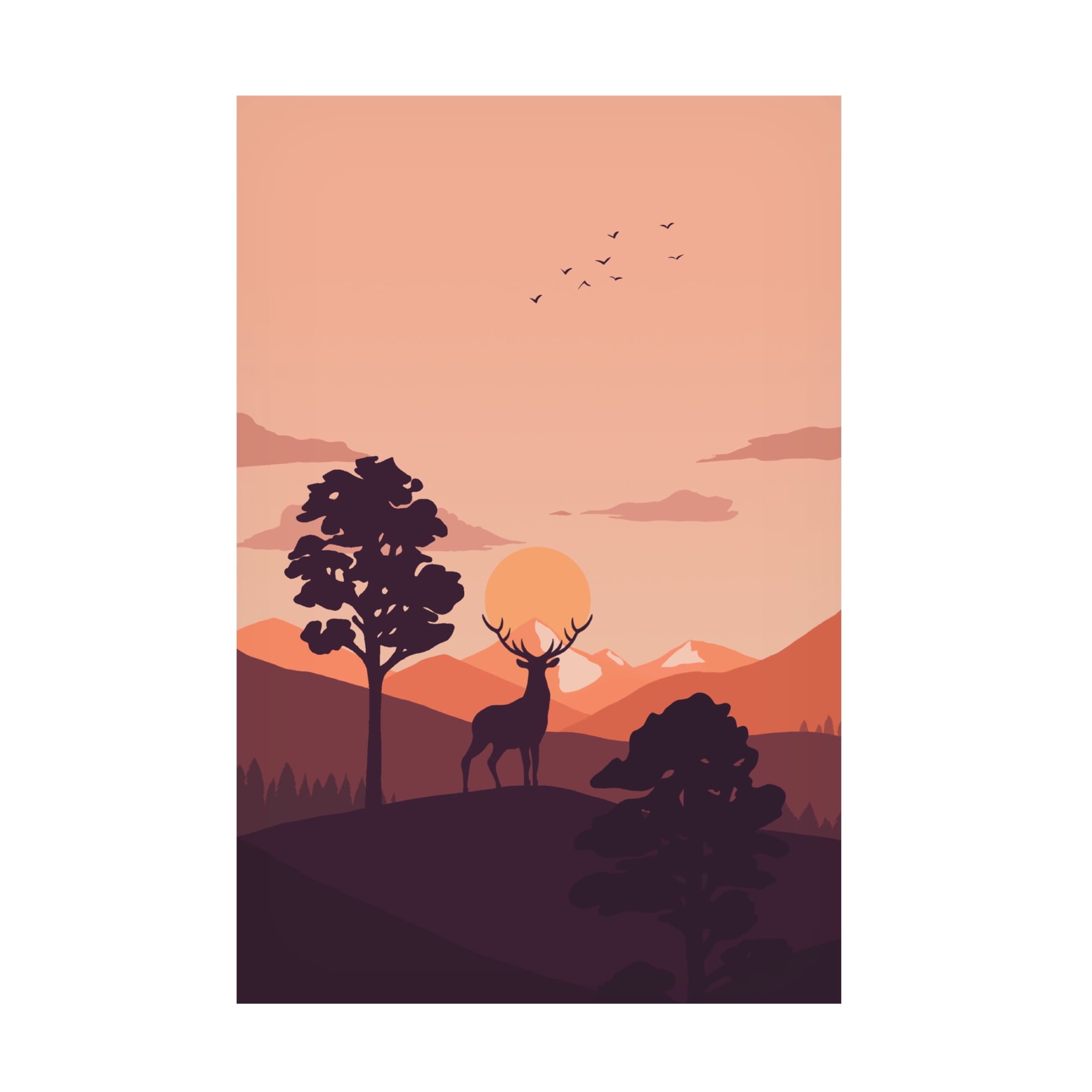 Trademark Fine Art Xuan Thai Summer Sunset Canvas Wall Art