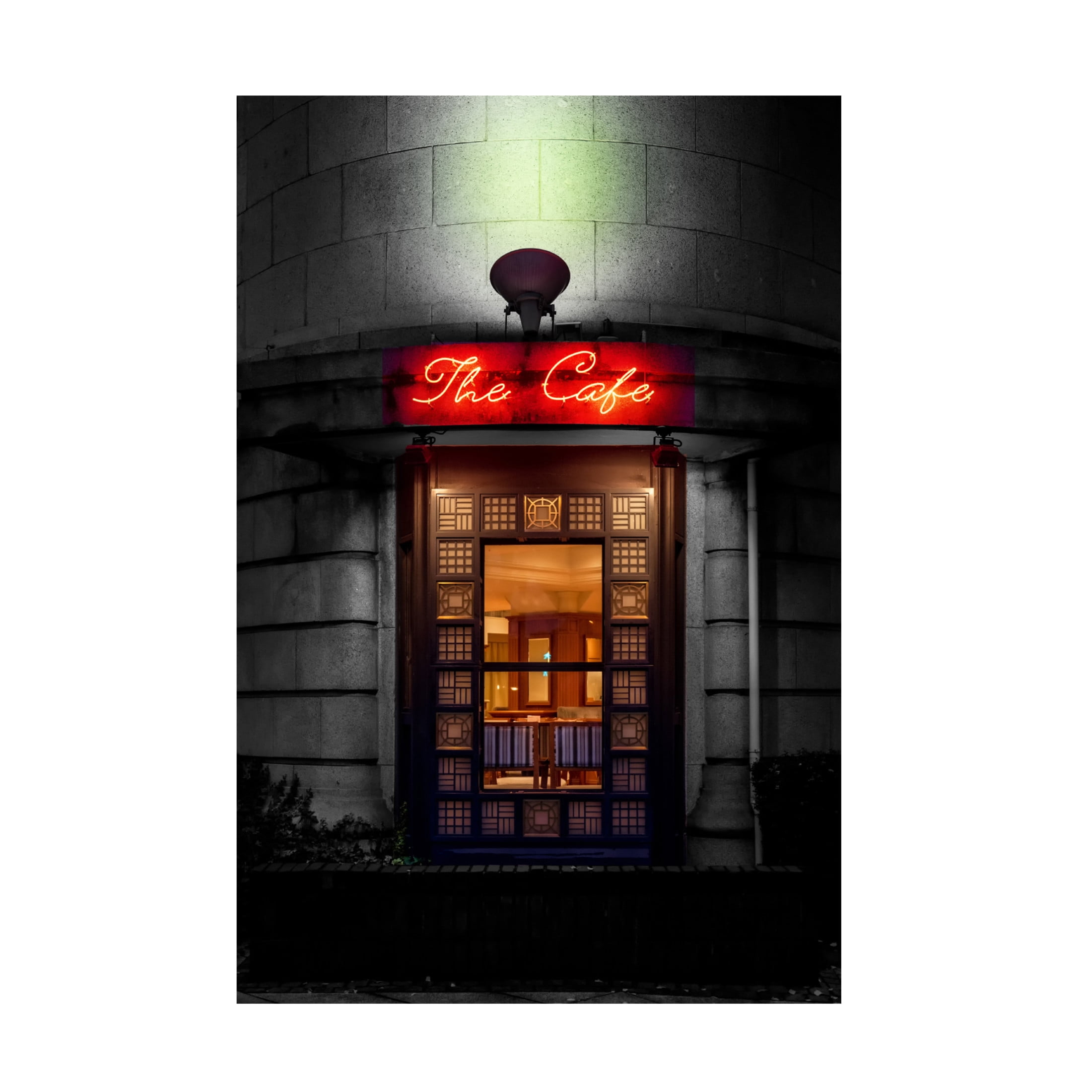 Trademark Fine Art YASUTOSHI HONJO The Cafe Canvas Wall Art