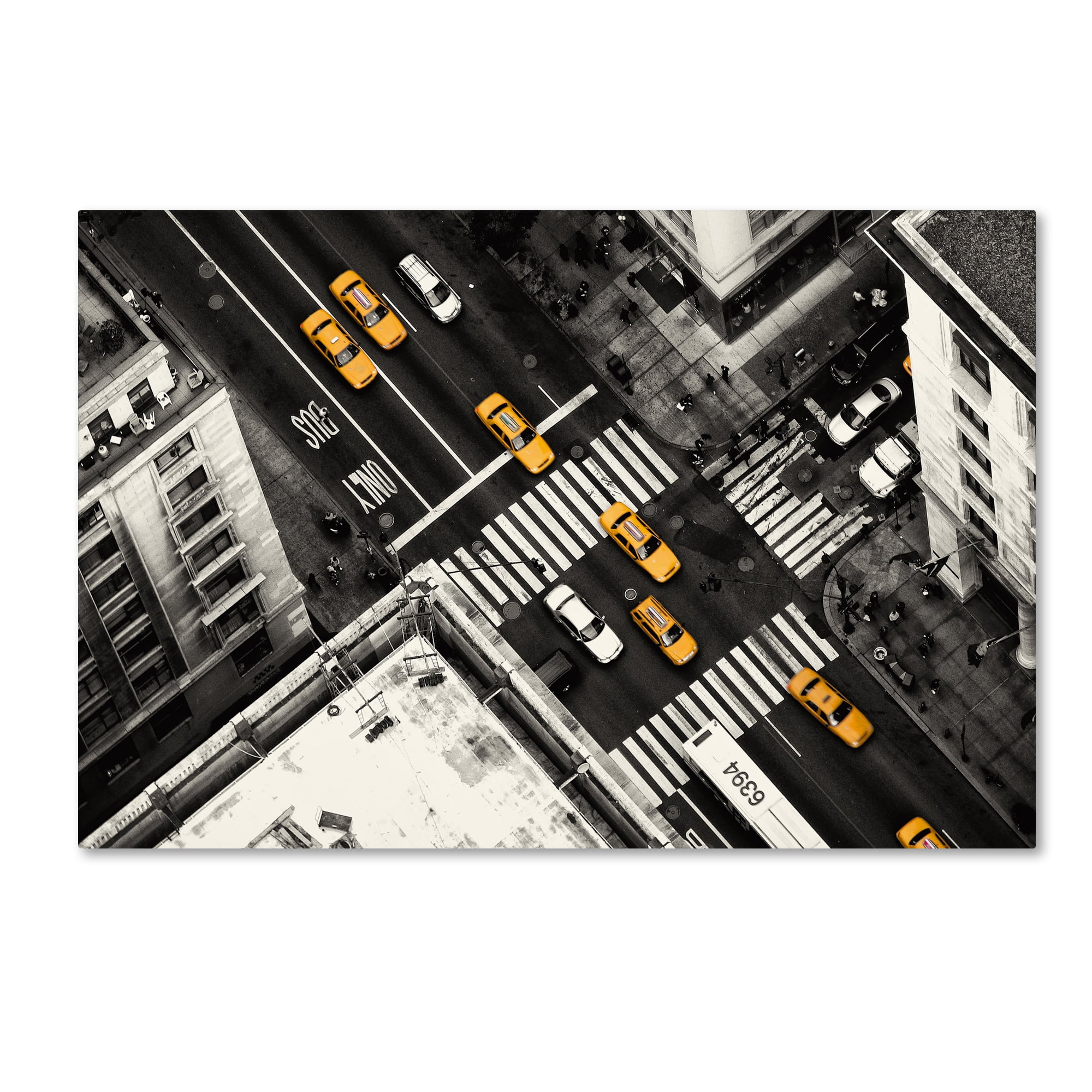 Trademark Fine Art 'Yellow Flow' Canvas Art by Stefan KlÃ¶ren