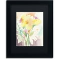 thumbnail image 1 of Trademark Fine Art "Yellow Flower Blossoming" Canvas Art by Sheila Golden, Black Matte, Black Frame, 1 of 1