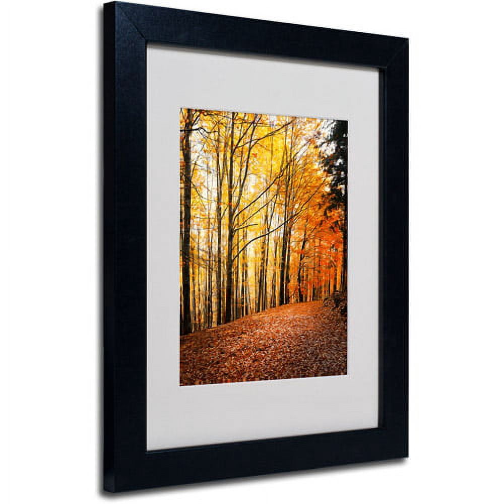 Trademark Fine Art "Yellow Moment" Canvas Art by Philippe Sainte-Laudy, Black Frame