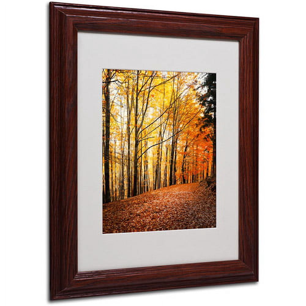 Trademark Fine Art "Yellow Moment" Canvas Art by Philippe Sainte-Laudy, Wood Frame