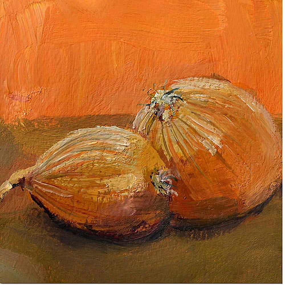 Trademark Fine Art "Yellow Onions" Canvas Art by Michelle Calkins