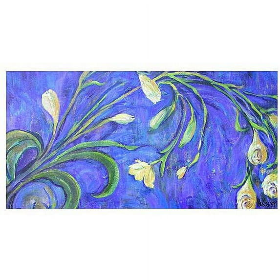 Trademark Fine Art "Yellow Tulips" Canvas Art by Wendra