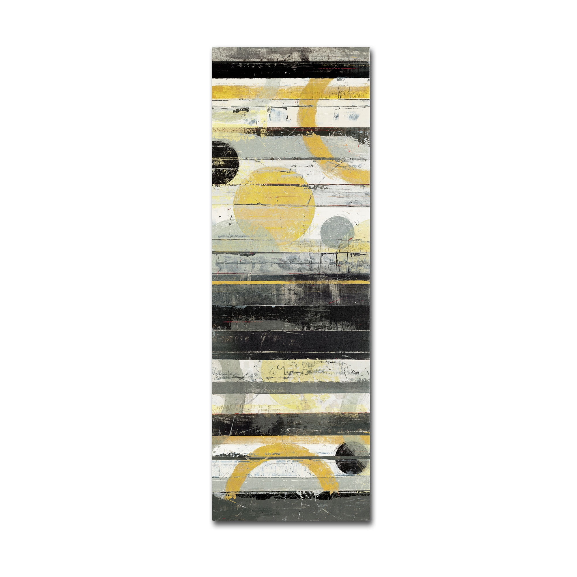 Trademark Fine Art 'Yellow Zephyr Panel' Canvas Art by Mike Schick