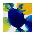 thumbnail image 1 of Trademark Fine Art 'Yellow and Blue Abstract Flowing Paint ' Canvas Art by Amy Vangsgard, 1 of 3