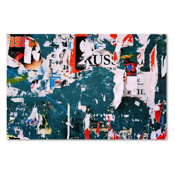 Trademark Fine Art "Yesterday's News" Canvas Art by Beata Czyzowska Young