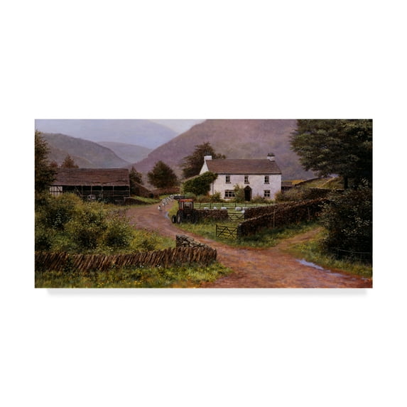 Trademark Fine Art 'Yew Tree Farm' Canvas Art by Bill Makinson