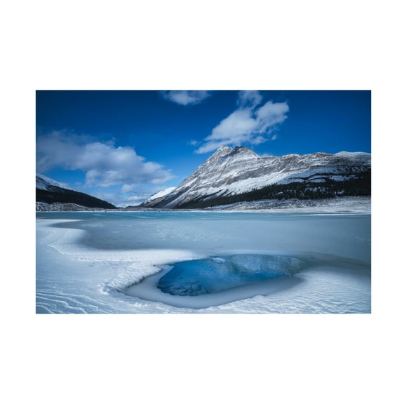 Trademark Fine Art Yongnan Li Ice Lake Time Canvas Wall Art