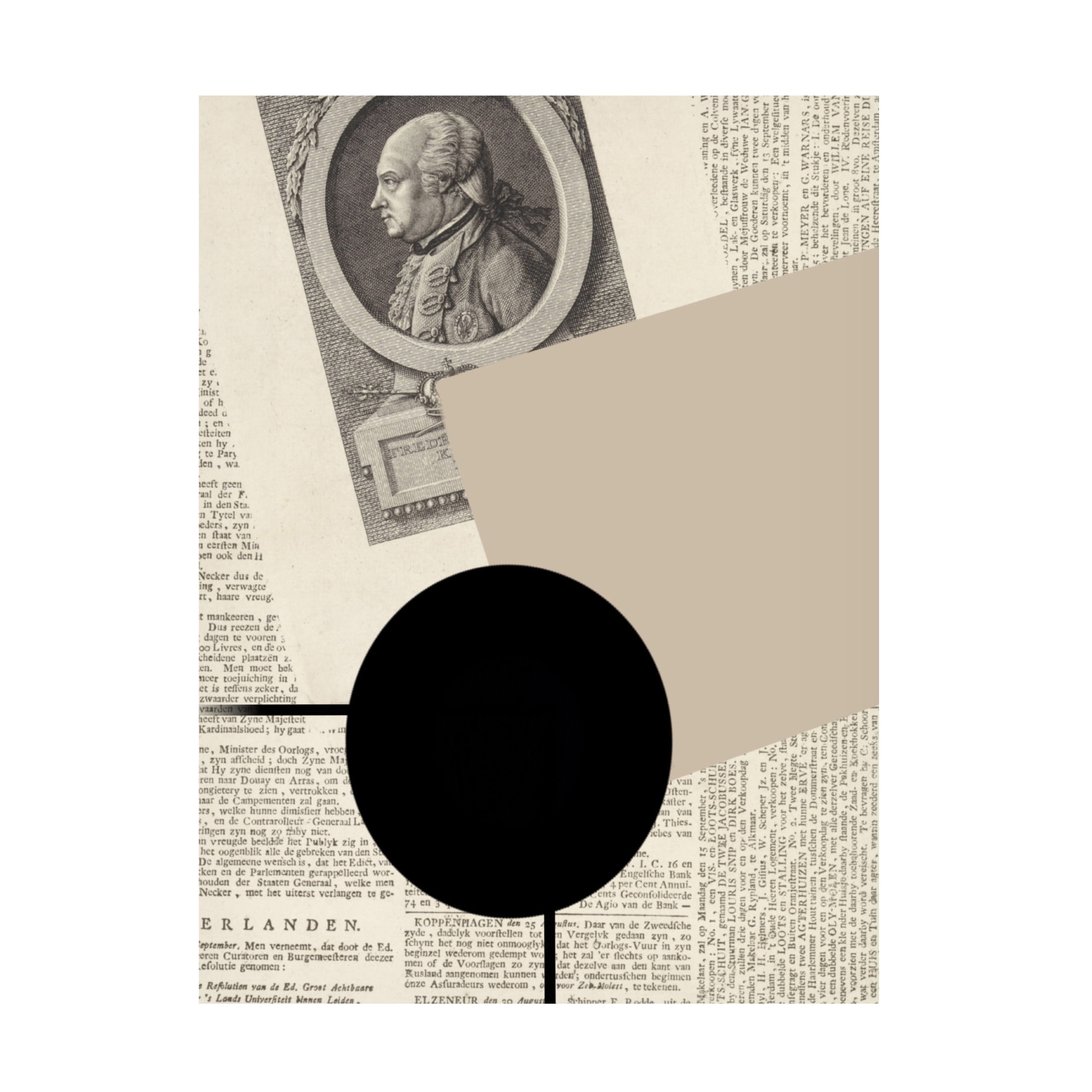Trademark Fine Art Yopie Studio  Abstract Paper VV Canvas Wall Art
