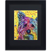 Trademark Fine Art "York I" Canvas Art by Dean Russo, Black Matte, Black Frame