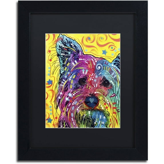 Trademark Fine Art "York I" Canvas Art by Dean Russo, Black Matte, Black Frame