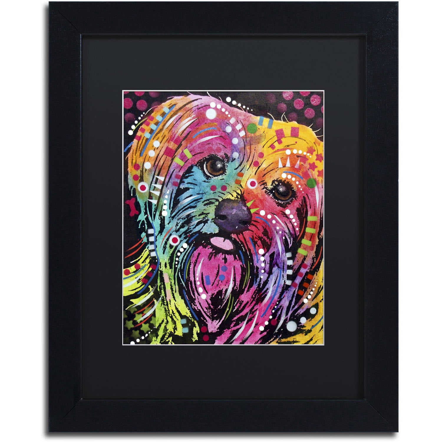 Trademark Fine Art "York II" Canvas Art by Dean Russo, Black Matte, Black Frame