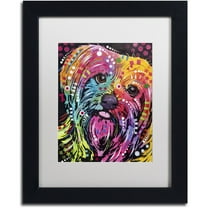 Trademark Fine Art "York II" Canvas Art by Dean Russo, White Matte, Black Frame