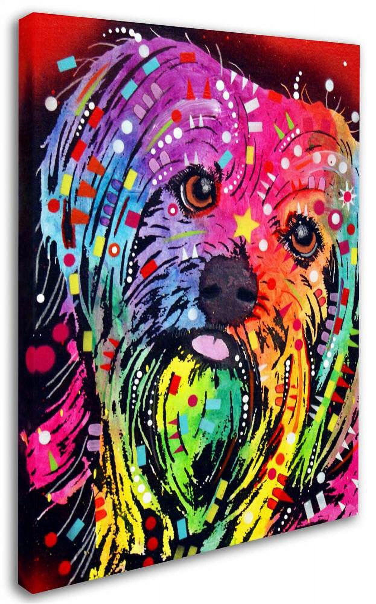 Trademark Fine Art "Yorkie" Canvas Art by Dean Russo