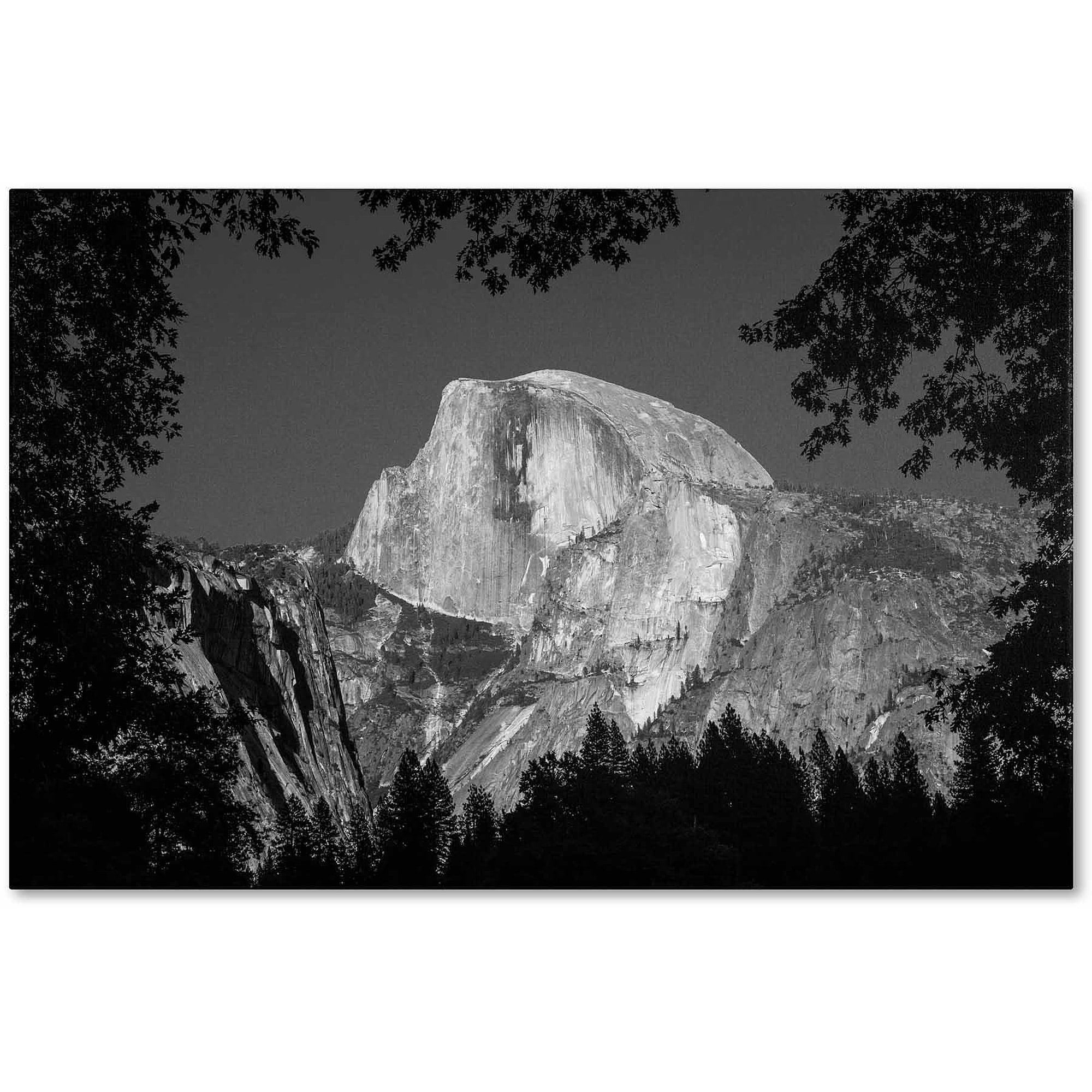 Trademark Fine Art "Yosemite BW" Canvas Art by Pierre Leclerc