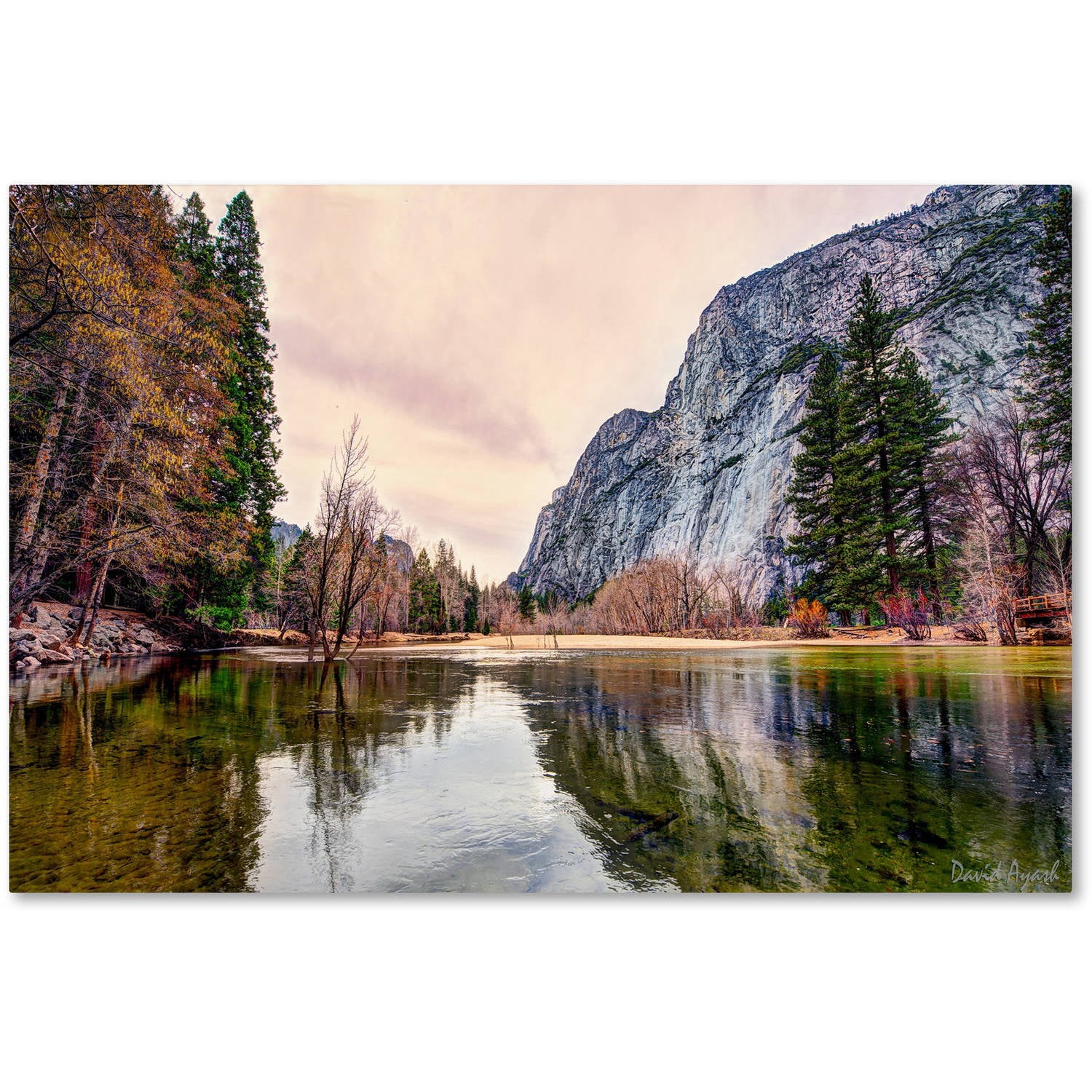 Trademark Fine Art "Yosemite Valley" Canvas Art by David Ayash