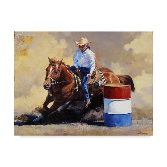 Trademark Fine Art 'You Go Girl' Canvas Art by Julie T. Chapman