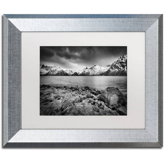 Trademark Fine Art "You Gotta Believe" Canvas Art by Philippe Sainte-Laudy, White Matte, Silver Frame