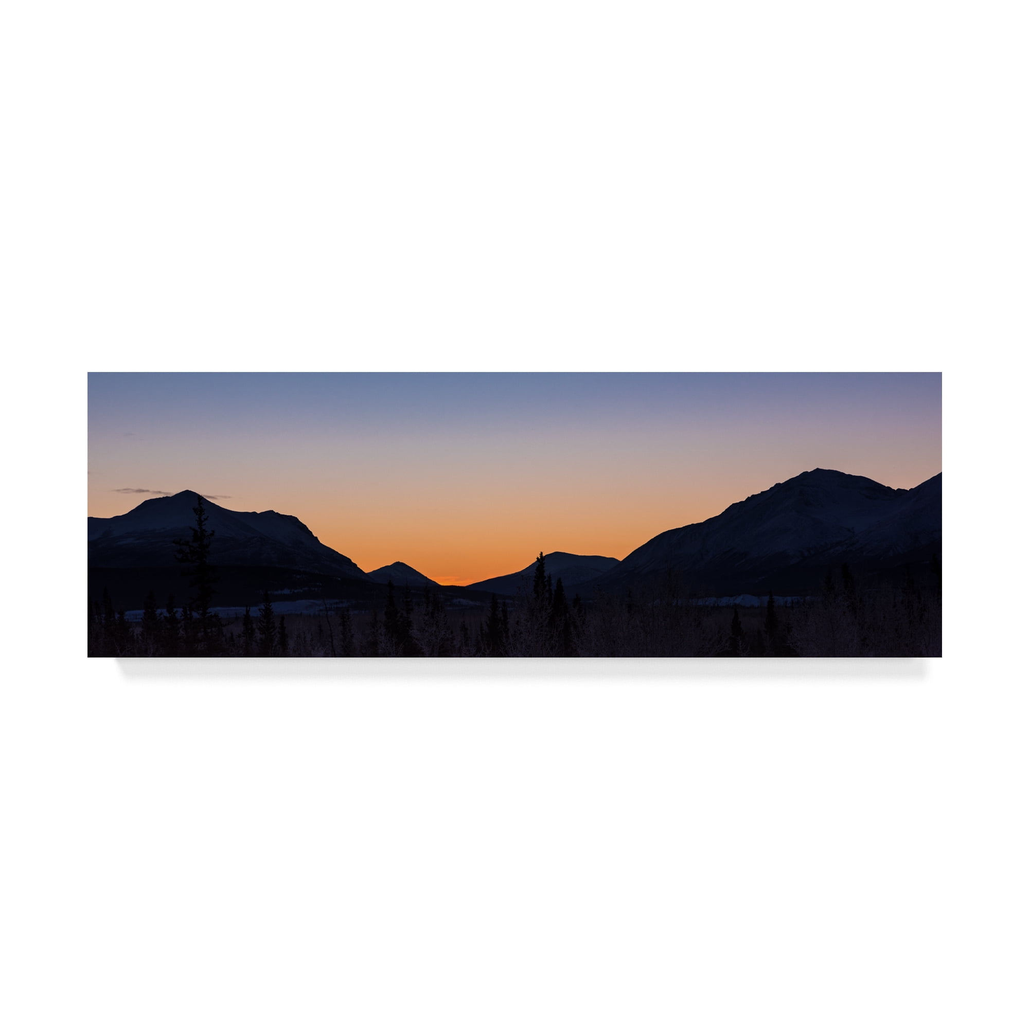 Trademark Fine Art 'Yukon Winter Light' Canvas Art by Brenda Petrella Photography Llc