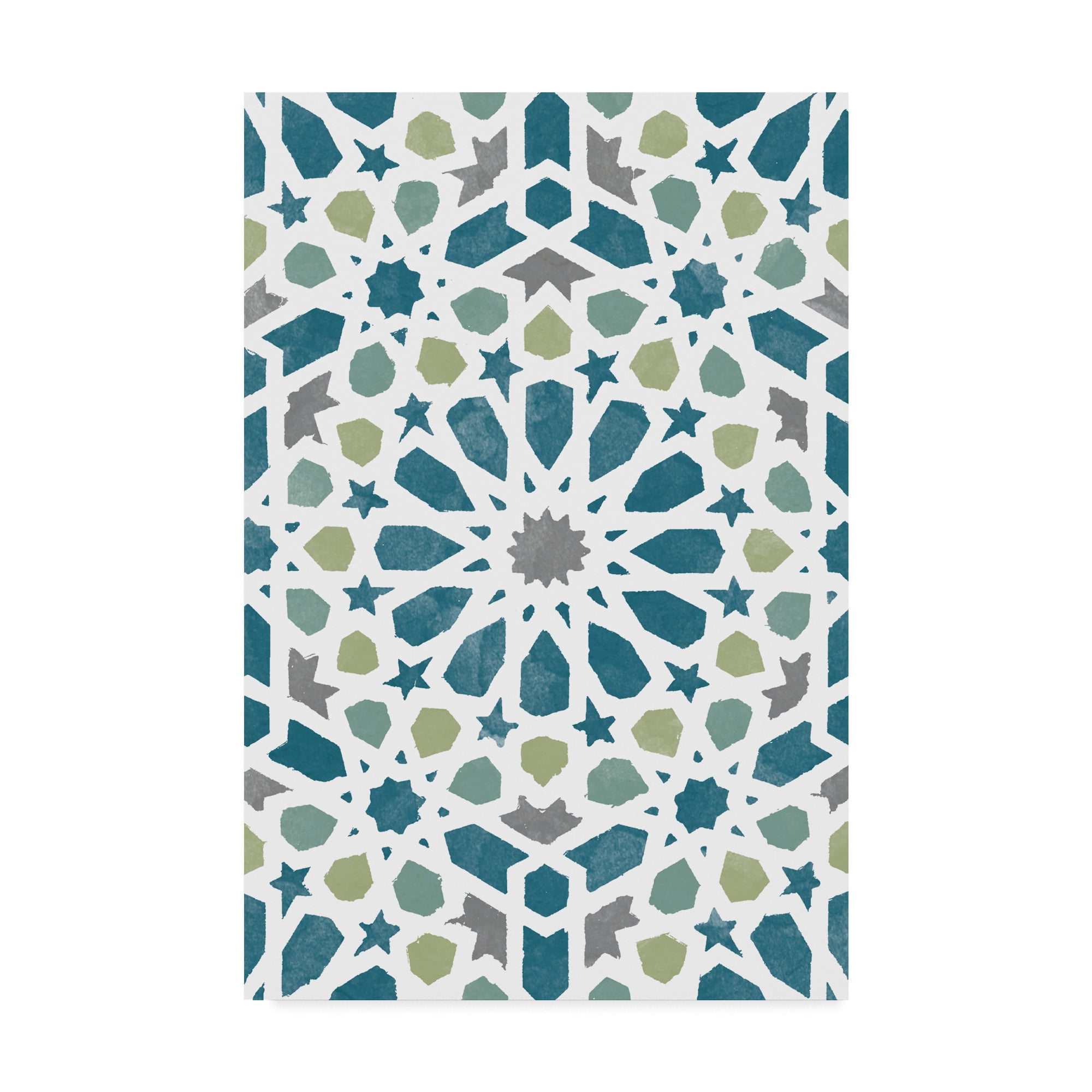Trademark Fine Art 'Zellige Board III' Canvas Art by Alonzo Saunders