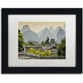 thumbnail image 1 of Trademark Fine Art "Zen and Rock" Canvas Art by Philippe Hugonnard, White Matte, Black Frame, 1 of 4