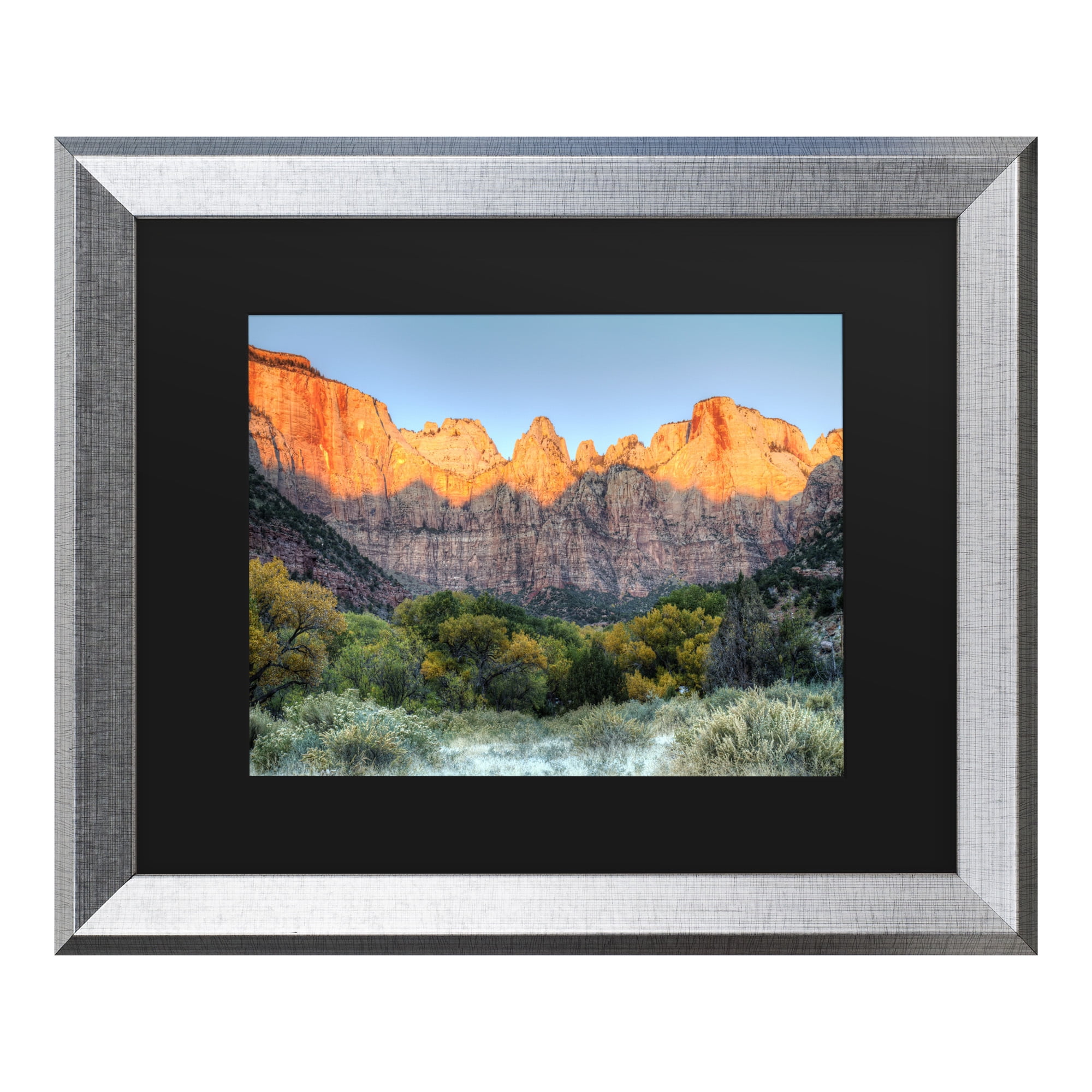 Trademark Fine Art 'Zion Sunrise' Canvas Art by Pierre Leclerc