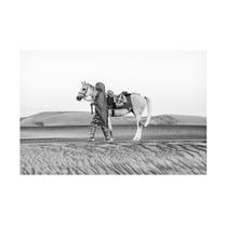 Trademark Fine Art Ziyad AL Maashari Horse love Canvas Wall Art