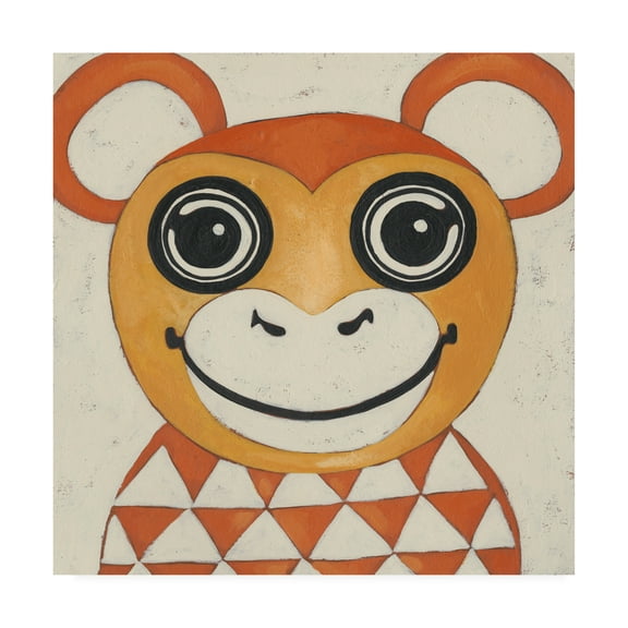 Trademark Fine Art 'Zoo Portrait I' Canvas Art by Chariklia Zarris