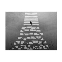 Trademark Fine Art alizolghadri93 Route without return Canvas Wall Art