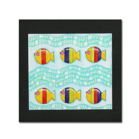 Trademark Fine Art 'fish pic' Canvas Art by Maureen Lisa Costello