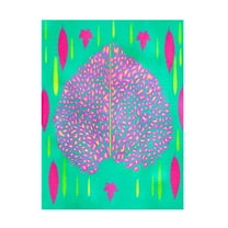 Trademark Fine Art giovanna nicolo  Leaves In Pink Canvas Wall Art