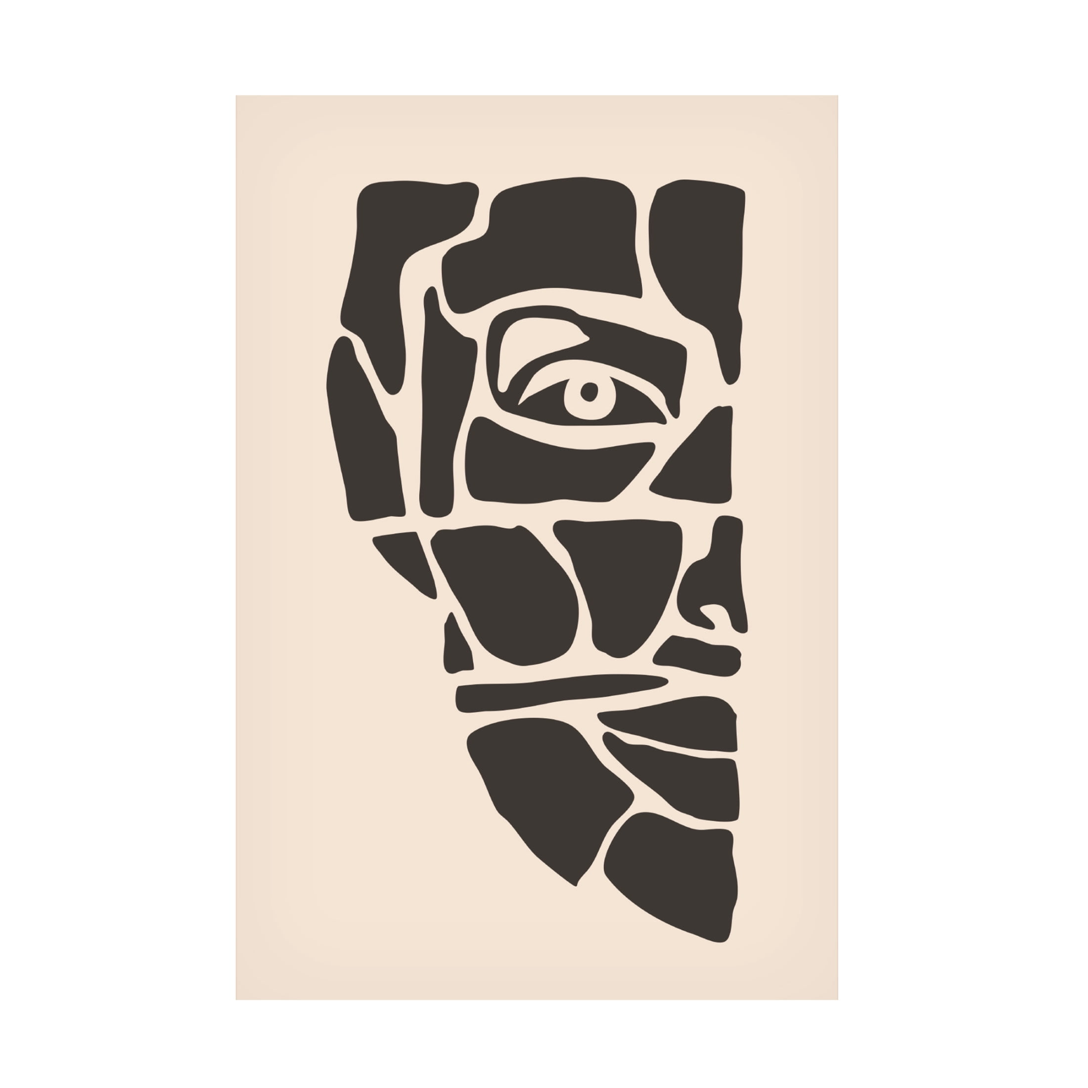 Trademark Fine Art jay stanley Abstract Face Series 3 Canvas Wall Art